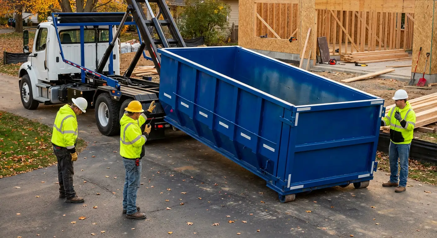 Construction dumpster delivery and waste management in Largo, FL