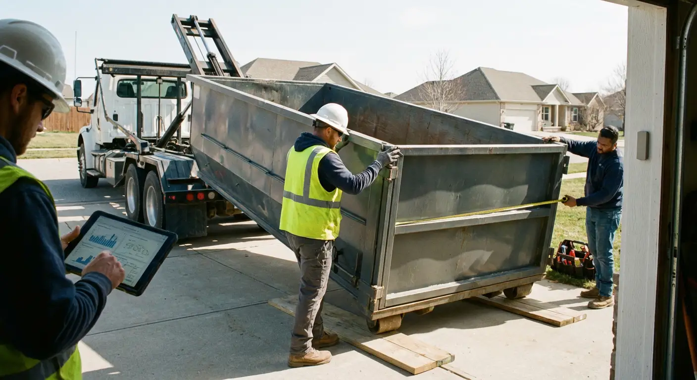 Roll-off dumpster dimensions and capacity guide in Largo, FL