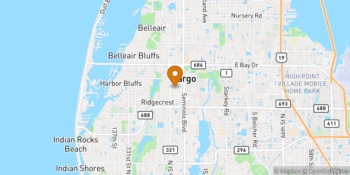  neighborhood map in Largo, FL