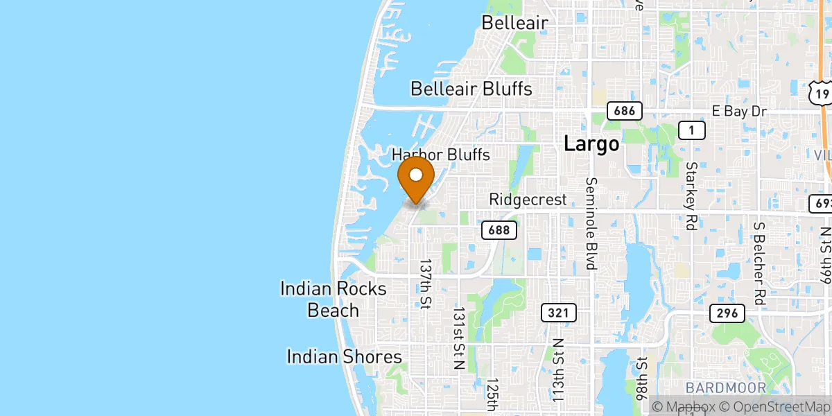  neighborhood map in Largo, FL