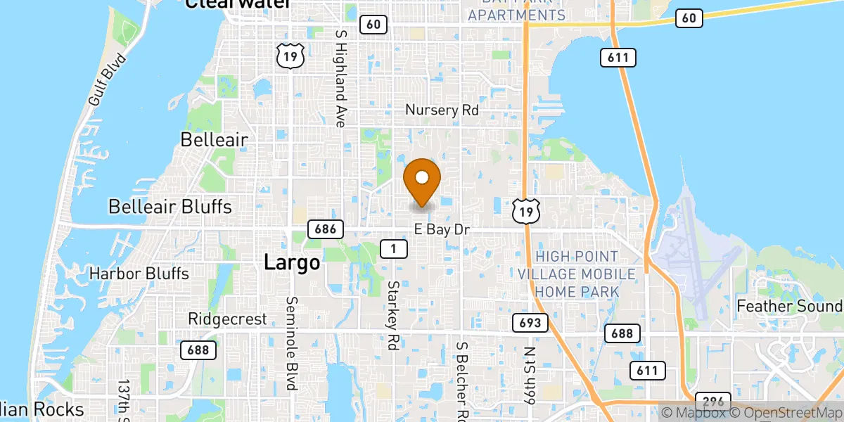  neighborhood map in Largo, FL